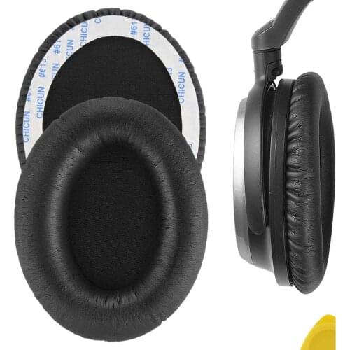 QuickFit Protein Leather Replacement Ear Pads for Audio-Technica ATH-ANC7, ANC9, ANC27, ANC29 Headphones Earpads