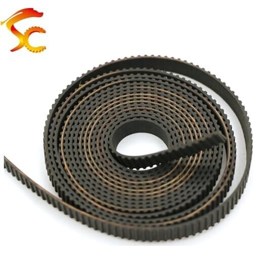 High Quality 4meters/LOT MXL 6mm timing belt Pitch=2.032 open rubber belt width 6mm 3D Printer belt