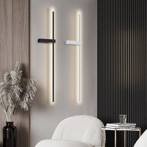Nordic Luxury Wall Lamp Minimalist Creative Corridor Background Wall Lamp Living Room Home Decor Bedroom Bedside Indoor Lighting