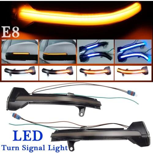 2pcs For BMW 5 6 7 Series F10 F11 F07 F06 F12 F13 F01 Dynamic Turn Signal LED Rearview Mirror Indicator Blinker Repeater Light