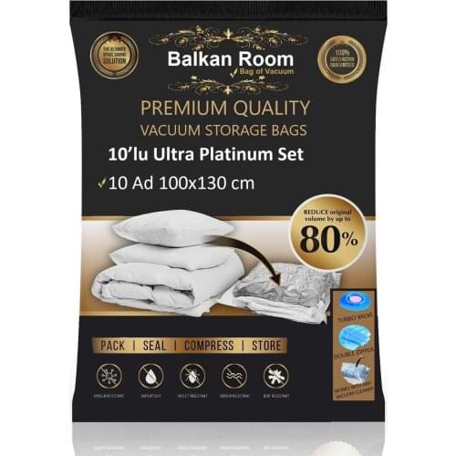 Vacuum The holdall 10'lu Ultra Platinum Set Vacuum Storage Bag Vacuum bag