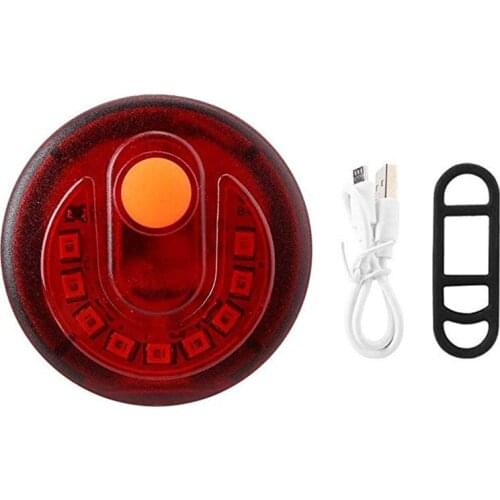 Waterproof LED USB Charging Taillight Bicycle Flashlight Mountain Road Bike Safety Warning Lamp Rear Light Bicycle Accessories