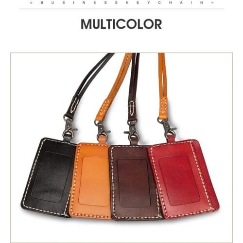 Multiple Colour Name Tag Badge Holders ID Card Holders with Lanyard Office Company Supplies Work Business Bus Card Holder