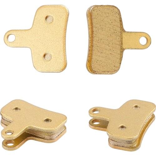 1 Pair MTB Bicycle Full-metallic Hydraulic Disc Brake Pads Caliper Pads For BOLI BB9 Cycling Riding Accessory Replacements