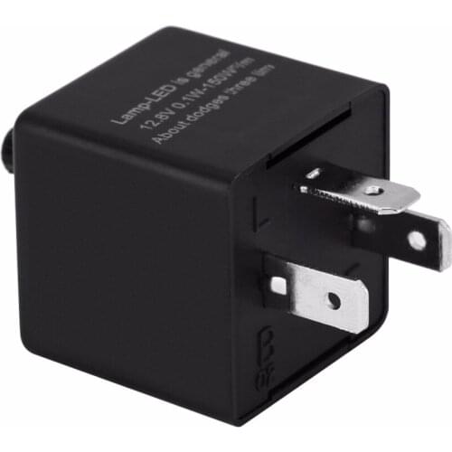 1 Pcs 12V 3 Pin Adjustable LED Light Flasher Blinker Relay Fix For Turn Signal Indicator Brand