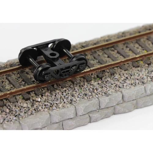 12pcs/24pcs Model Train HO scale 1:87 POM Bogies with 33" Plastic Wheels HP22HO