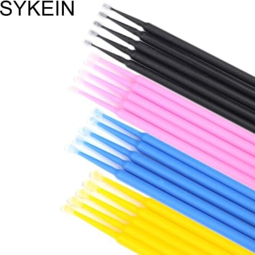 50pcs Disposable Micro Eyelash Brushes Mascara Wands Applicator Wand Lashes Brushes Spoolers Eyelashes Extension Makeup Tools
