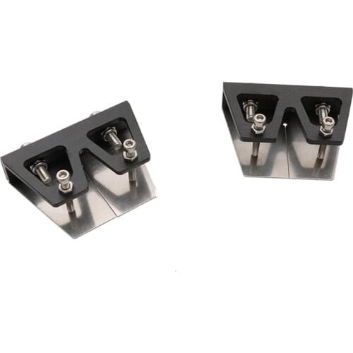 1Pair RC 60-90cm Electric Boat Trim Tab Flaps Balance Plate 57x41x14mm Wave Pressure Board Stainless Steel+Aluminum Spare Parts