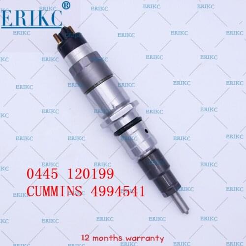 0 445 120 199 Diesel Injector Car Part 0445120199 Common Rail Fuel Injectors 0445 120 199 for CUM-MINS 4994541