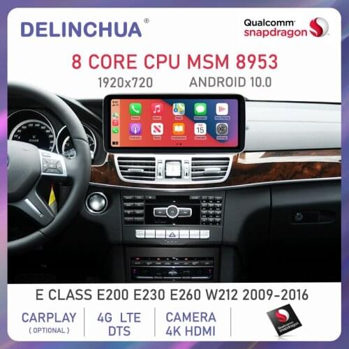 DLC for E Class W212 213 2014-2015 Qualcomm Chip Upgrade Screen HD1920 10.25inch Dsp Eight-Core 4+64G Android Central Player