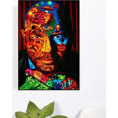Joe Rogan Reaching Out from the Kali Yuga Poster Home Decoration Wall Pictures for Living Room Canvas Painting Waterproof