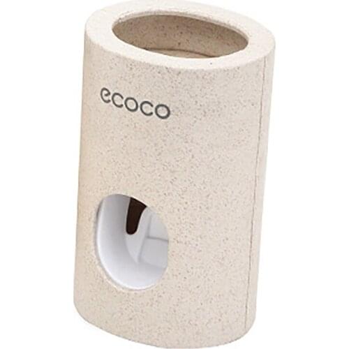 Ecoco Wheat Straw Paste Type Nail Free Automatic Toothpaste Squeezing Device