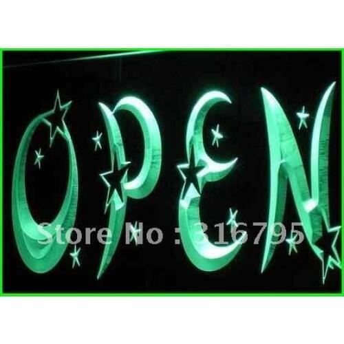 I204 OPEN Overnight Shop Bar Pub Club LED Neon Light Light Signs On/Off Switch 20+ Colors 5 Sizes
