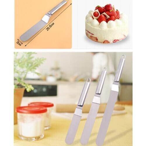 Cake Decorating Tools Stainless Steel Baking & Pastry Tools Portable Cream Spatula Cake Butter Accessories Kitchen Gadgets