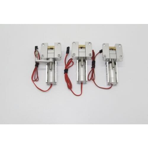 JP Retracting seat metal electric landing gear set traction wheel brake for Less than 4KG fixed-wing aircraft