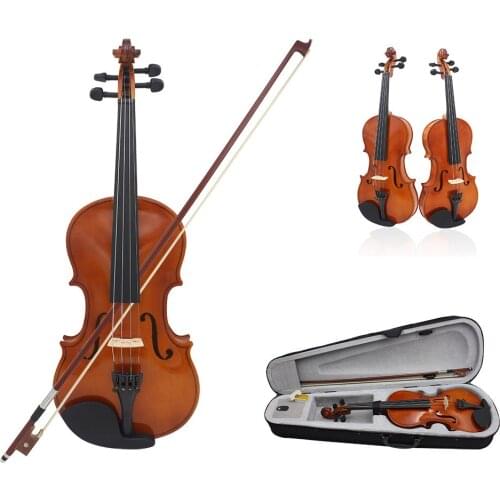 Maple Basswood Natural Color Beginner Practicing Violin