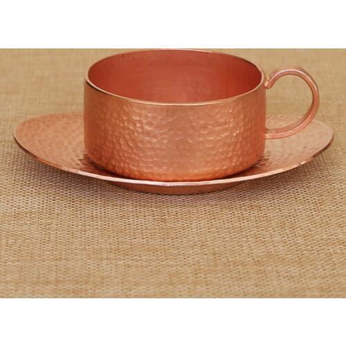 Handmade retro pure red copper coffee cup teacup tea water wine cup spoon set drinkware