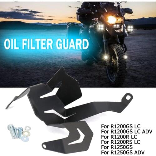 NEW Motorcycle Oil Filter Protection Cover For BMW R1200GS LC R1250GS R 1200 1250 GS Adventure ADV R1200RS R1200R LC R 1200 RS R
