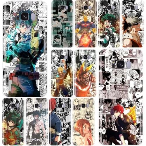 Japan Anime My Hero Academia Soft Silicone TPU Phone Case For Samsung Galaxy Note 8 9 S7 S6 EDGE S8 S9 S10 Plus