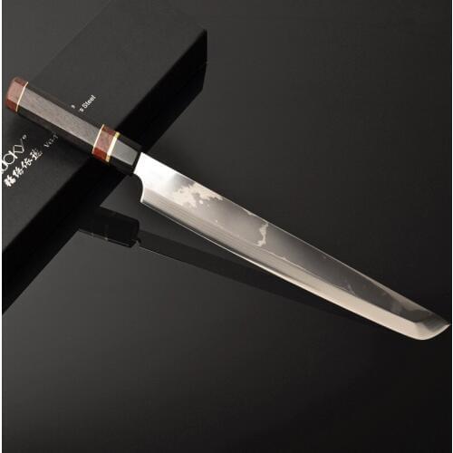 12inch Sushi Sashimi Knife Kitchen Japanese vg10 Damascus Steel Ultra Sharp Takohiki Fish Filleting Chef Cooking Knives 4.2+G