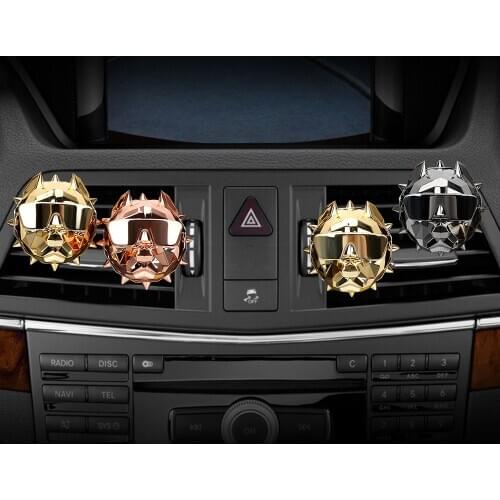 LEEPEE Creative Bulldog Air Freshener Car Perfume Interior Accessories Air Outlet Fragrance Car Diffuser