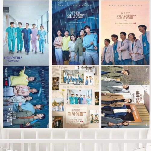 Classic Movie Poster TV Show Series Wise Doctor Life/Hospital Playlist 2 Poster Canvas Painting Wall Art Posters Prints Pictures