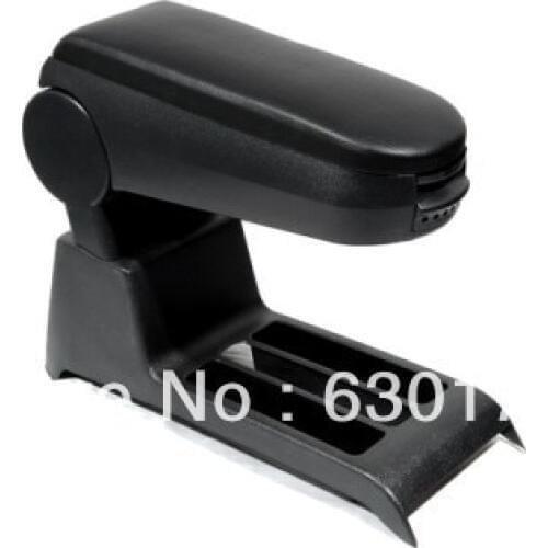 Center Console Armrest (Leatherette Black) For VW Volkswagen Polo 9N 9N3