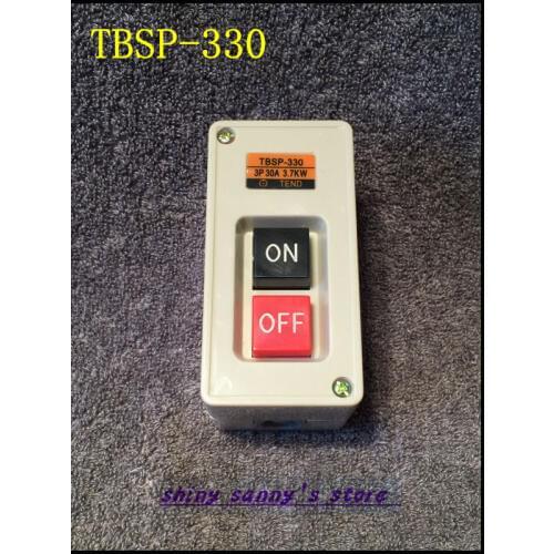 1Pcs TBSP-330 (CBSP-330) 3P Power Pushbutton Switch 30A 3.7KW Brand New