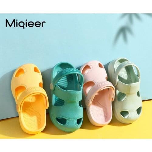Children Cave Shoes Summer Baby Boys Soft Bottom Non-slip Beach Sandals Girl Toddler Kids Indoor Outdoor Casual Sandals Slippers