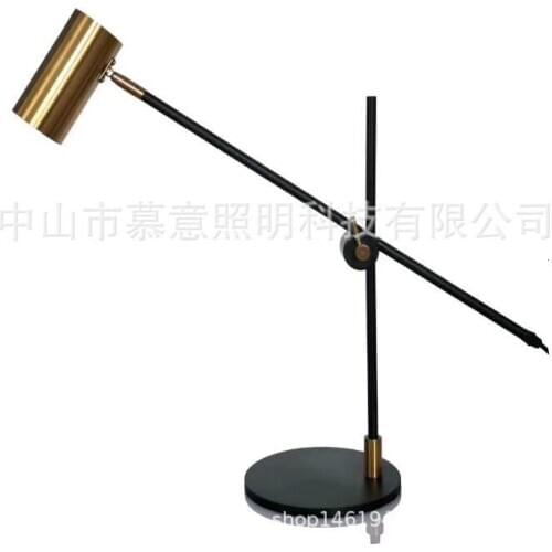 Modern New Black Led Table Lamps Bedroom Bedside Decorate Lighting Nordic AJ Desk Lamp Cafe Aisle Hall Study Read Lights