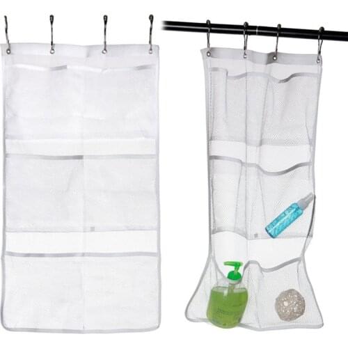 Storage Bags Over the Door Hanging Pocket Holder Shampoo Shower Storage Organizer Bathroom Hanging Bag Home Storage Bags