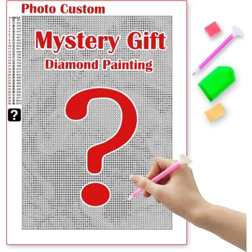 Mystery Gift Diamond Painting Photos Custom 5D DIY Diamond Embroidery Mosaic Mysterious For Friends Family Diamond Art Decor