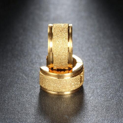 ZORCVENS Gold-Color Stainless Steel Hoop Earrings for Women 2020 New Fashion Party Jewelry Lead & Nickel Free Brincos