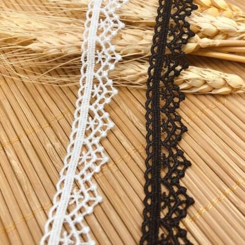 14 yards polyester lace trim fabric ribbons tassel lace Lolita lace trimming accessories handmade DIY lace bar code