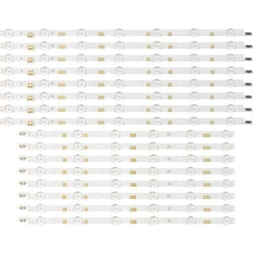 16 PCS LED backlight strip for Samsung UE50JU6800 UE50JU6850 UE50JU6800K UA50JS7200 UE50JU6870 UN50JS7200 UA50JS7200 UE50JS7200
