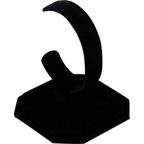 2pcs Velvet C Type Design Jewelry Bracelet Bangle Watch Display Rack Stand