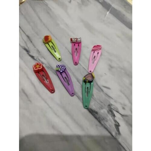 2020 BB Clip Pet Hairpin Dog Accessories mini paint small hair clip3.2cm baby hair water drop clip 100pcs/lot