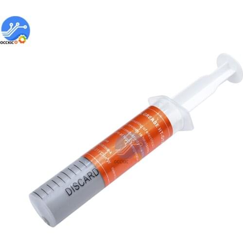 30g Grey Thermal Grease Paste Compound Silicone For CPU Heatsink Heat Sink Tube