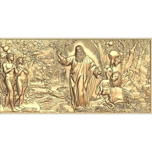 3D Model STL for CNC Router Artcam Aspire Religion Sozdanie Cut3D