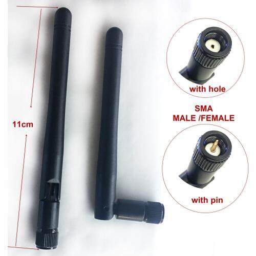 50pcs x 2.4GHz 2dBi RP-SMA-J / SMA-J 5GHz Omni SMA wifi Antenna for Wireless PCI Card or WiFi Router Extender Booster