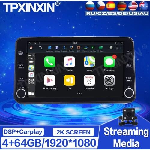 4+64G For Toyota LEVIN 2019 2020 Android Car Radio Stereo Tape Recorder Multimedia Player GPS Navigation HD Screen Head Unit