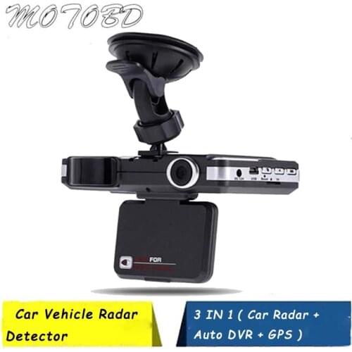 3 In 1 Anti Radar Detector Car DVR Camera Flow Detecting 720P Dash Cam Car-detector Recorder Camcorder Russian English Voice