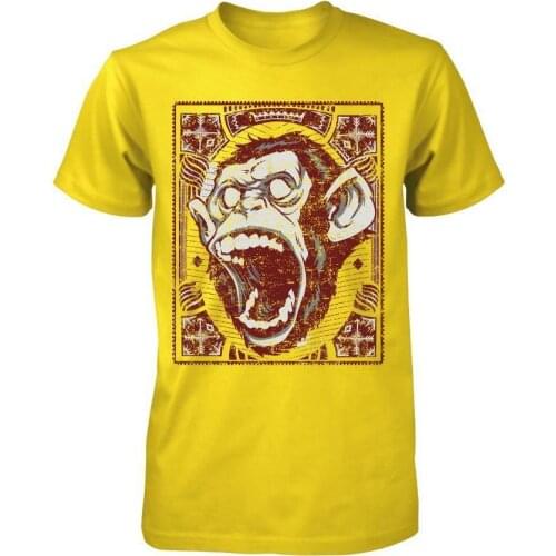 BNWT SCREAMING MONKEY ANIMAL ARROWS FRAME TOP QUALITY INK ADULT T SHIRT S-XXL