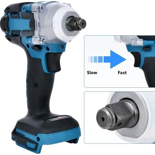 Cordless Impact Wrench 21V Portable 1/2 Inch Electric Wrench 3000RPM Multifunctional Wrench Can Be Used Mostly For Makita