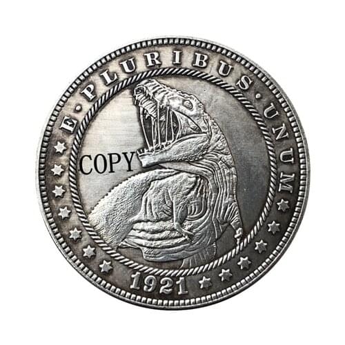 Hobo Nickel 1921-D USA Morgan Dollar COIN COPY Type 169
