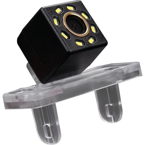 Misayaee Car Rear View Reverse Parking Camera Golden 8 LED for Mercedes Benz C/E/CLK/CLS-Class W209 W203 W211 W219