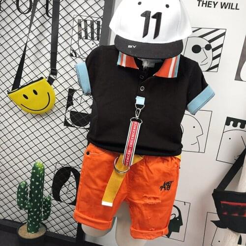 Baby Boys Girls Clothes Set Kids Summer T Shirt+Shorts Pants 2PCS Tracksuit Toddler Costume Set Children Sport Suit 2-7years