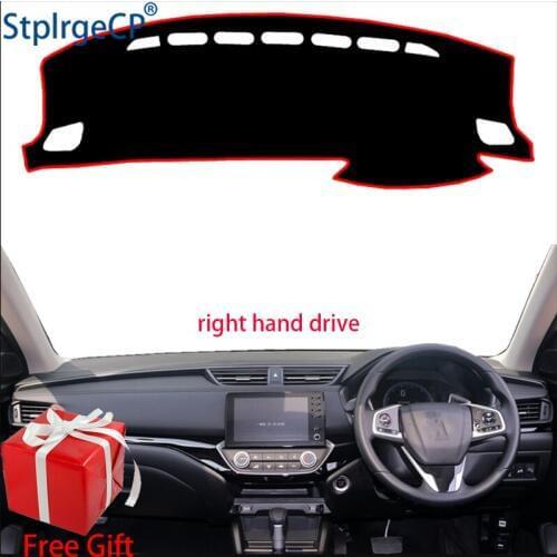 Car Dashboard Cover Mat for Honda crider 2019 Right Hand Drive Dashmat Pad Dash Mat Covers Dashboard Accessories