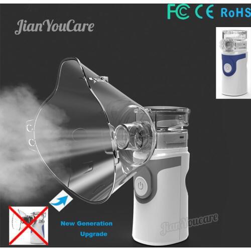 Mini Handheld portable Inhale Nebulizer Mesh atomizer silent inalador usb autoclean nebulizador Adult Automizer inhaler for kids