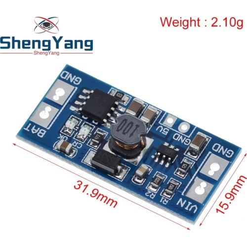 ShengYang 2 in 1 Charger Module & DC DC Step down Converter DC 6.5-40V to 4.2V 5V Charging board DD40CRTA